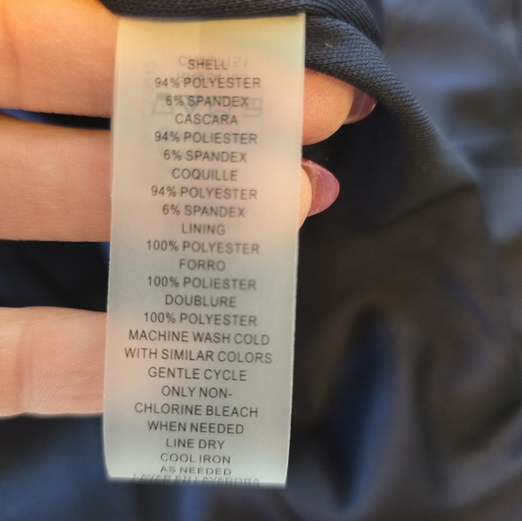 Vince Camuto Dark Navy Short Sleeve Knee Length Dress 12 - Picture 7 of 7